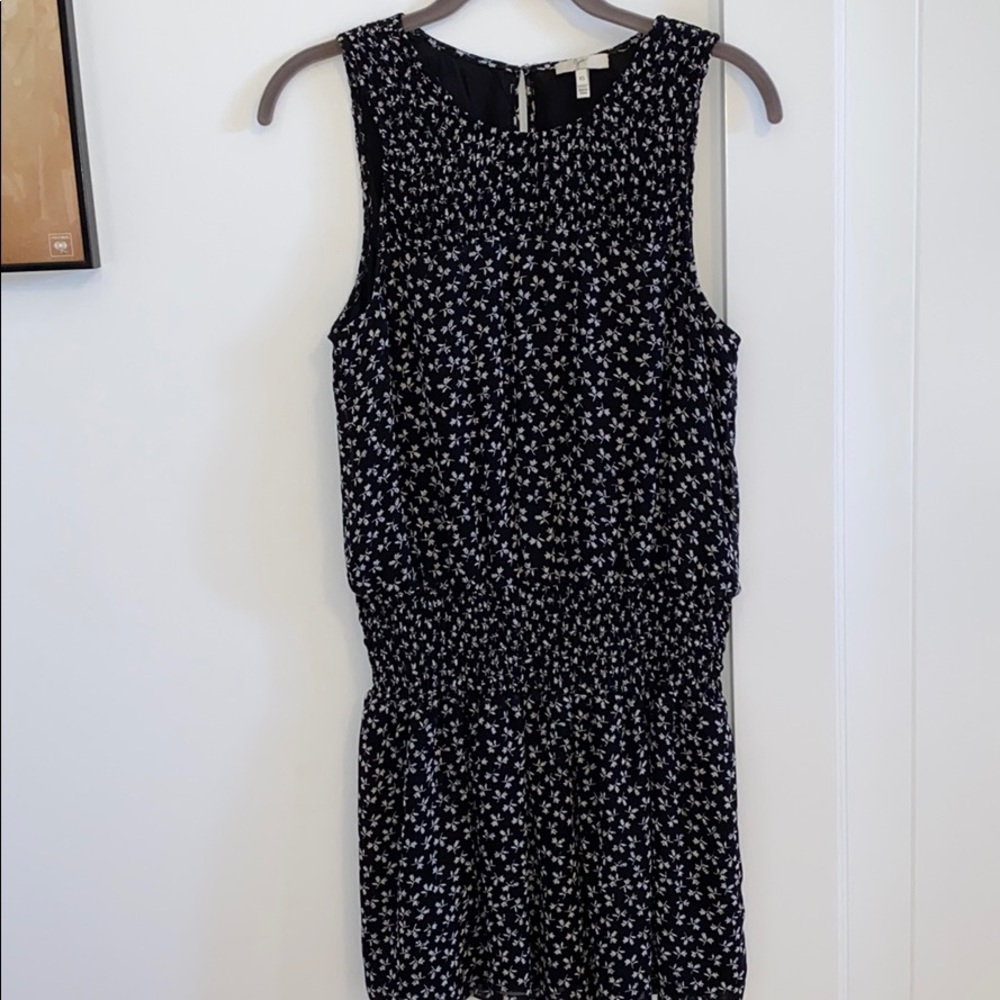 black floral dress